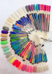 GLOW TO DARK POWDER | FULL SET 48 COLOR - Angelina Nail Supply NYC