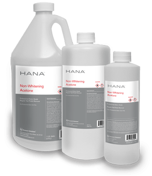 Hana Non White Acetone (Box / 4 gallons) - Angelina Nail Supply NYC