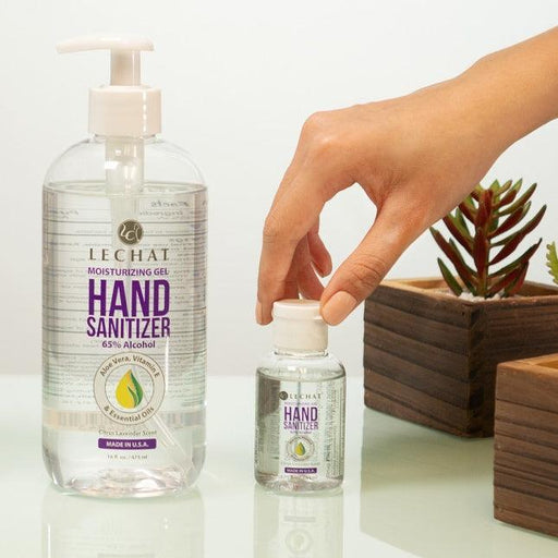 Hand Sanitizer Moisturizing Gel | Lechat - Angelina Nail Supply NYC