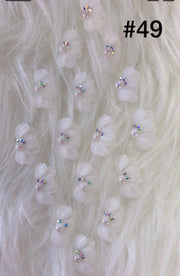 Handmade Nail 3D Flower (#041 - #050) - Angelina Nail Supply NYC