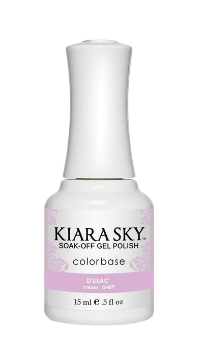 Kiara Sky Gel Color 409 D'Lilac - Angelina Nail Supply NYC