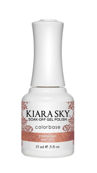 Kiara Sky Gel Color 470 Copper Out - Angelina Nail Supply NYC