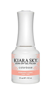 Kiara Sky Gel Color 490 Romatic Coral - Angelina Nail Supply NYC