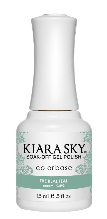 Kiara Sky Gel Color 493 The Real Teal - Angelina Nail Supply NYC