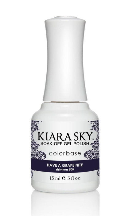 Kiara Sky Gel Color 508 Have A Grape Nite - Angelina Nail Supply NYC