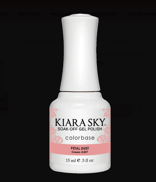 Kiara Sky Gel Color 557 Petal Dust - Angelina Nail Supply NYC