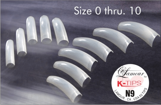 Lamour K Tip Natural - Angelina Nail Supply NYC