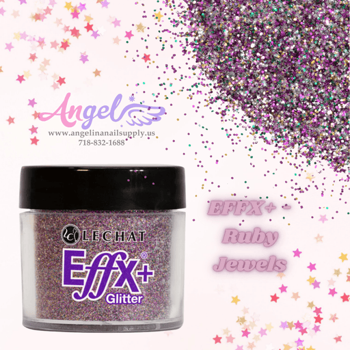 Lechat Glitter EFFX+-15 Ruby Jewels - Angelina Nail Supply NYC