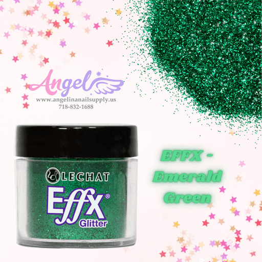 Lechat Glitter EFFX-18 Emerald Green - Angelina Nail Supply NYC