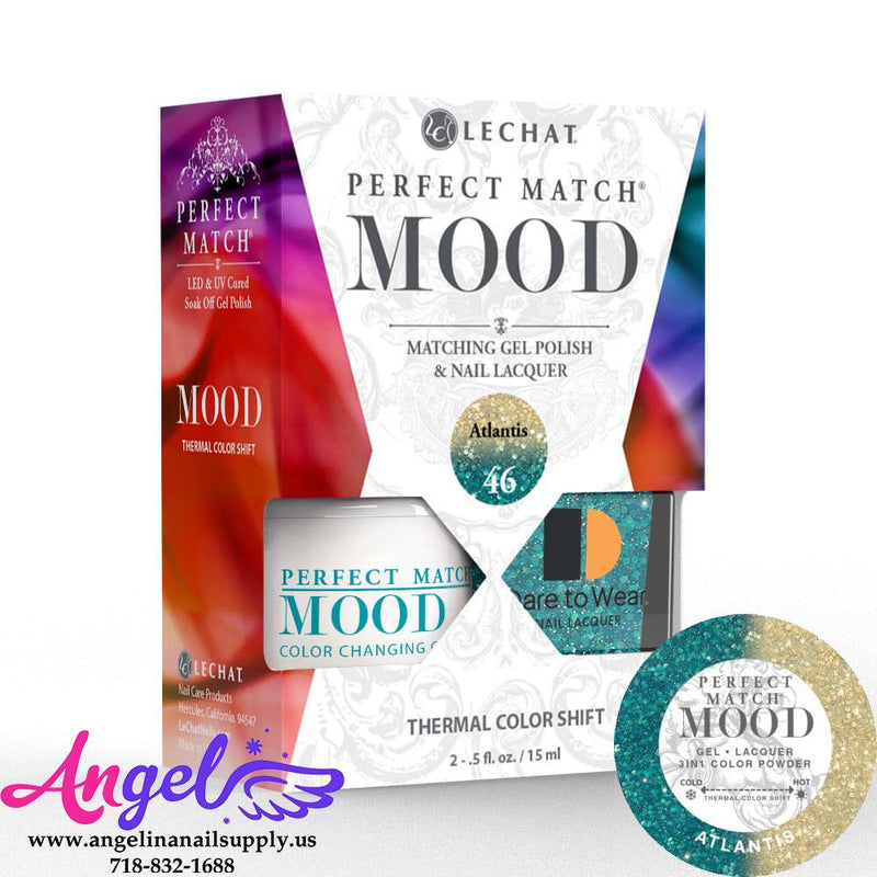 Lechat Mood Gel Duo 46 Atlantis - Angelina Nail Supply NYC