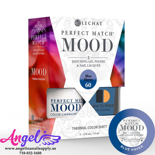 Lechat Mood Gel Duo 60 Blue Haven - Angelina Nail Supply NYC