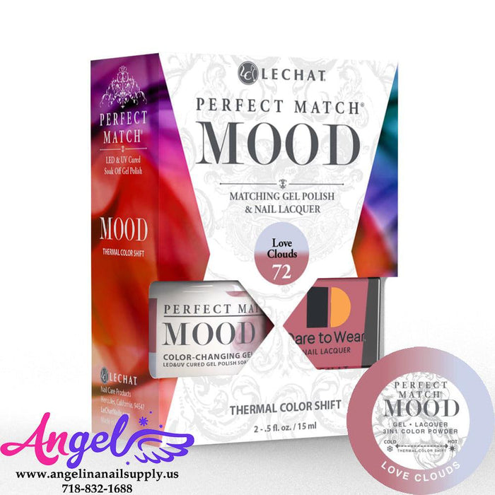 Lechat Mood Gel Duo 72 Love Clouds - Angelina Nail Supply NYC