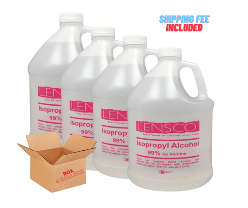 Lensco Alcohol 99% (box / 4 gallons) - Angelina Nail Supply NYC