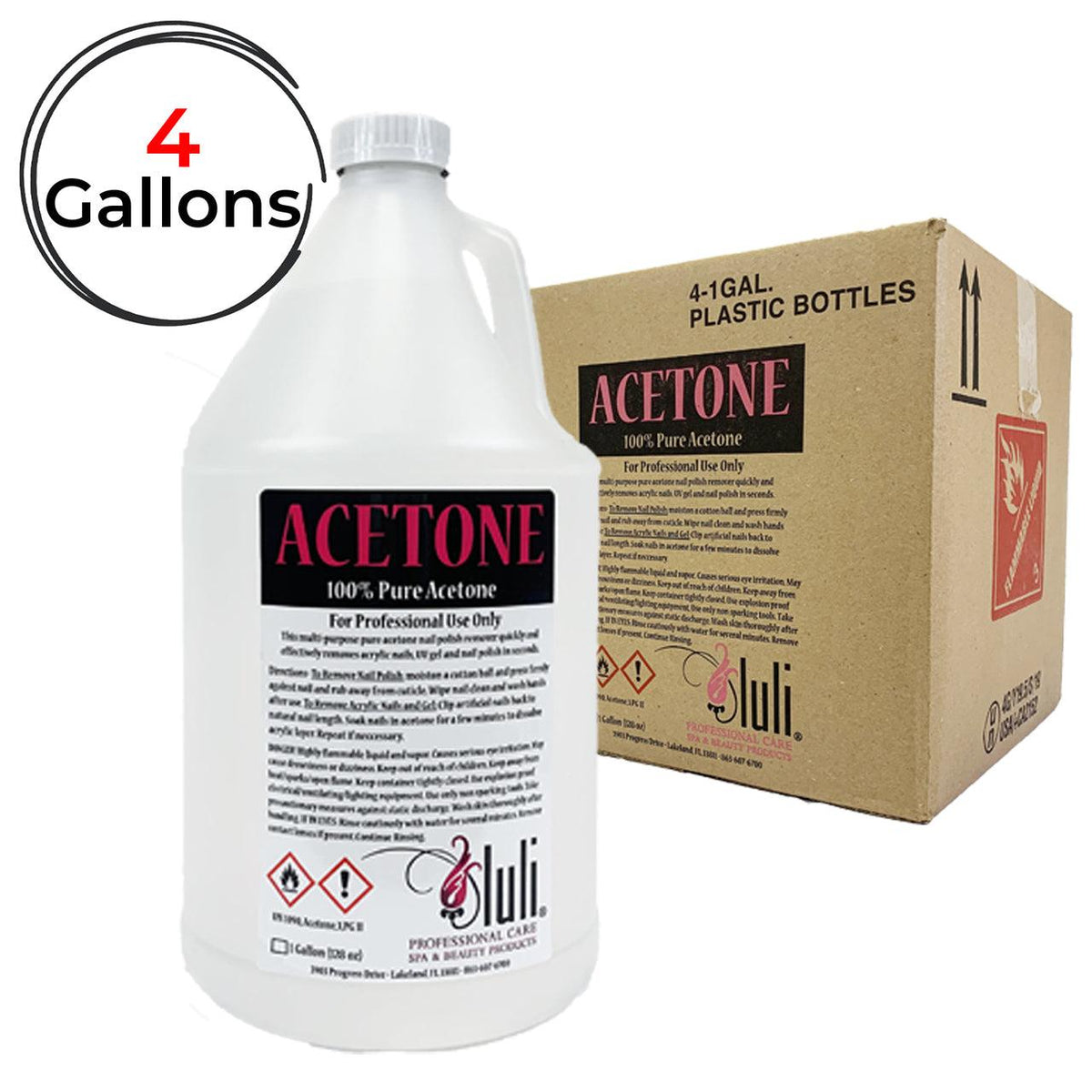 SuperNail Pure Acetone Gallon