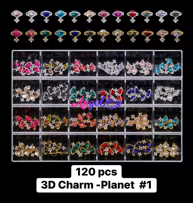 Nail Charm Big Box (120pcs) - Angelina Nail Supply NYC