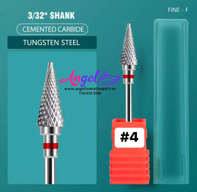 Nail Drill Bit - Metal Multi-Purpose Bit - 3/32 - Angelina Nail Supply NYC