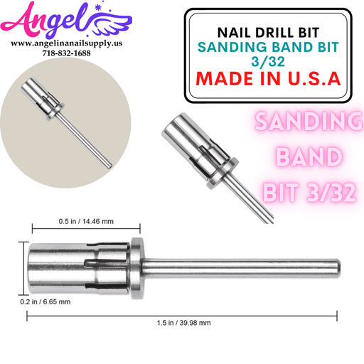 Nail Drill Bit - Sanding Band Bit 3/32 - Angelina Nail Supply NYC
