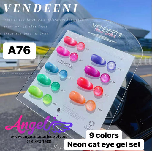 Neon Cateyes Gel Set - Angelina Nail Supply NYC