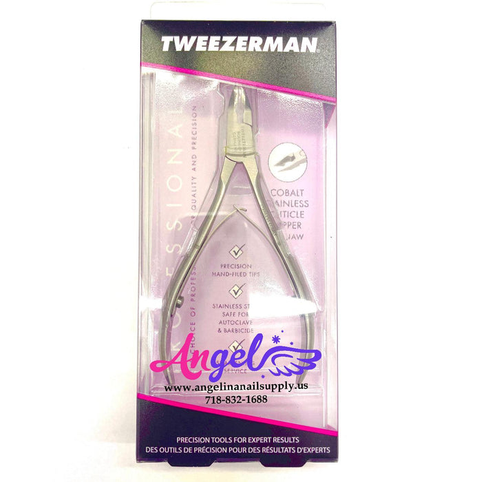 Nipper Tweezerman Professional - Cuticle (Full Jaw) - Angelina Nail Supply NYC