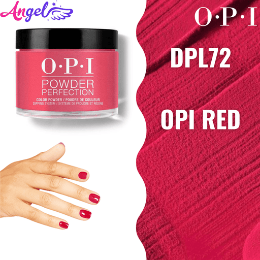 OPI Dip Powder DP L72 Opi Red - Angelina Nail Supply NYC
