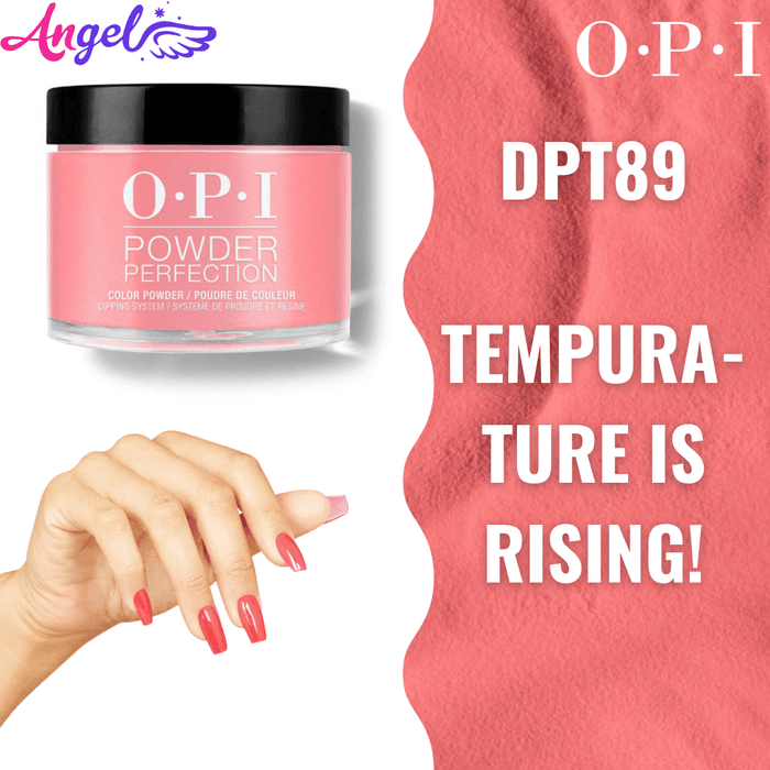 OPI Dip Powder DP T89 Tempura-Ture Is Rising! - Angelina Nail Supply NYC