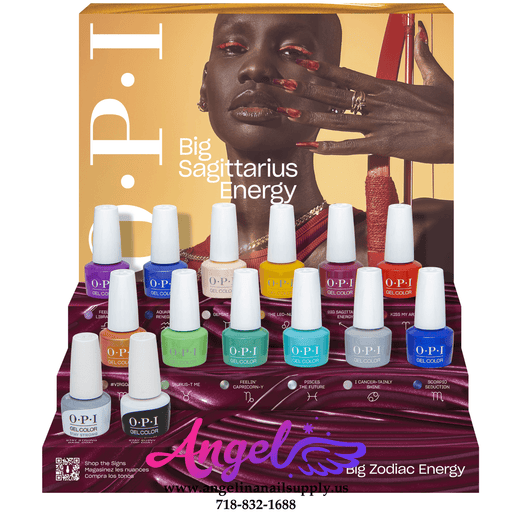 OPI Gel Color - Big Zodiac Energy Collection 12 Colors & 1 Base Gel 1 Top Gel | Fall 2023 - Angelina Nail Supply NYC