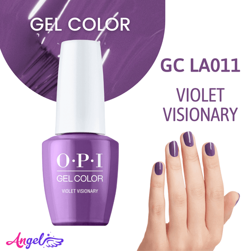OPI Gel Color GC LA11 VIOLET VISIONARY - Angelina Nail Supply NYC