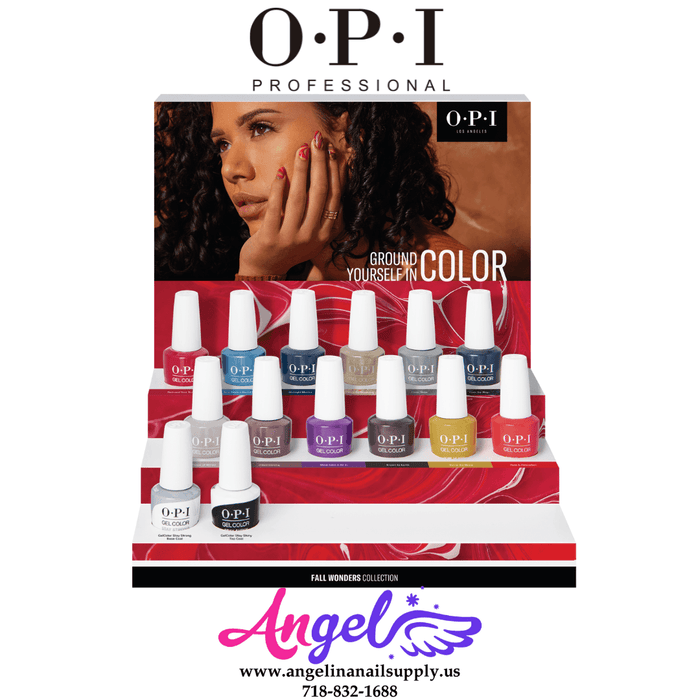 OPI Gel Colors - Fall Wonders Collection 12 Colors & 1 Base Gel 1 Top Gel| Fall 2022 - Angelina Nail Supply NYC