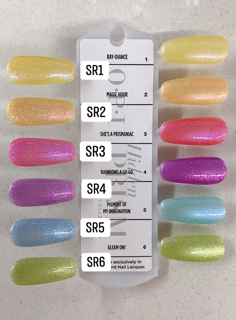 OPI Gel Colors - Hidden Prims Collection 6 Colors - Angelina Nail Supply NYC