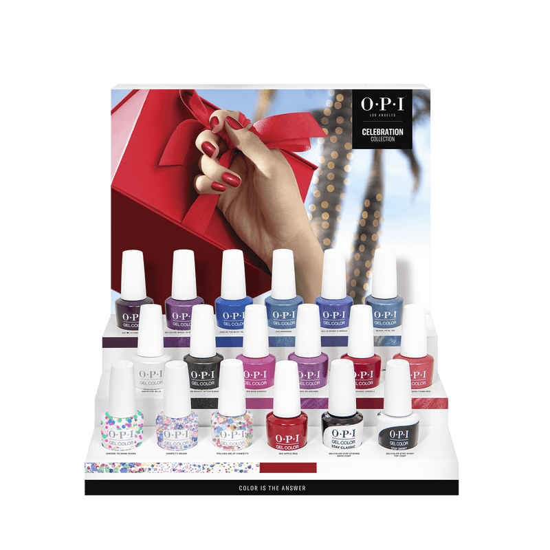 OPI Gel Colors - The Celebration Collection 12 Colors | Holiday 2021 - Angelina Nail Supply NYC
