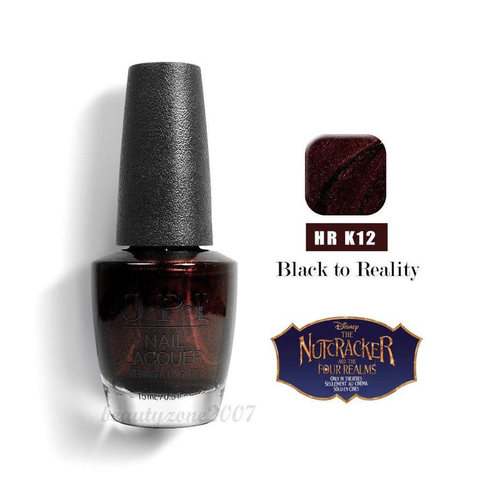 OPI Nail Lacquer NL K12 BLACK TO REALITY - Angelina Nail Supply NYC
