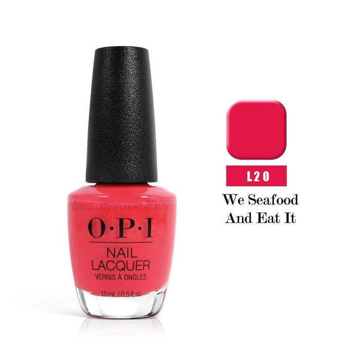 OPI Nail Lacquer NL L20 WE SEAFOOD AND EAT IT - Angelina Nail Supply NYC