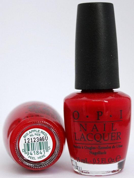 OPI Nail Lacquer NL N25 BIG APPLE RED - Angelina Nail Supply NYC