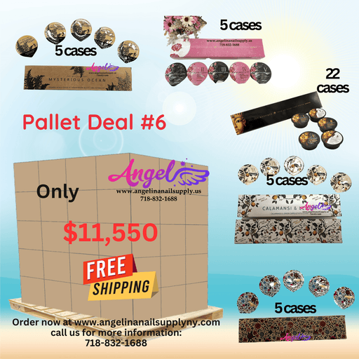 Pallet Deal #6 Angel Mix Products:  Dream 5-Step Luxury Spa - Angelina Nail Supply NYC