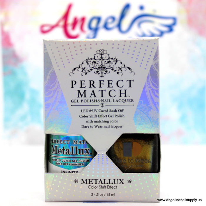 Perfect Match Gel Dou Metallux MLMS 01 IFINITY - Angelina Nail Supply NYC
