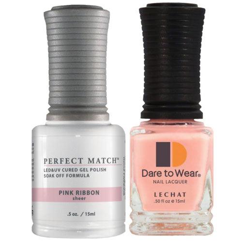 Perfect Match Gel Duo PMS 008 PINK RIBBON - Angelina Nail Supply NYC