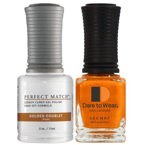 Perfect Match Gel Duo PMS 022 GOLDEN DOUBLET - Angelina Nail Supply NYC