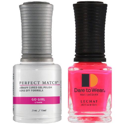 Perfect Match Gel Duo PMS 037 GO GIRL - Angelina Nail Supply NYC