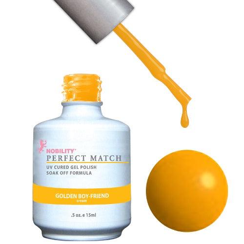 Perfect Match Gel Duo PMS 064 GOLDEN BOY-FRIEND - Angelina Nail Supply NYC