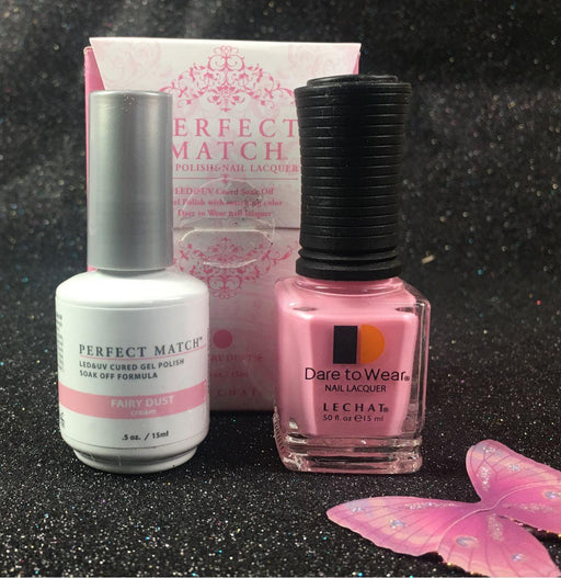 Perfect Match Gel Duo PMS 193 FAIRY DUST - Angelina Nail Supply NYC