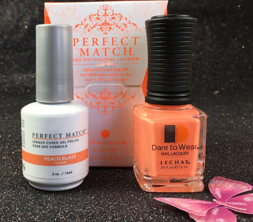 Perfect Match Gel Duo PMS 202 PEACH BLAST - Angelina Nail Supply NYC