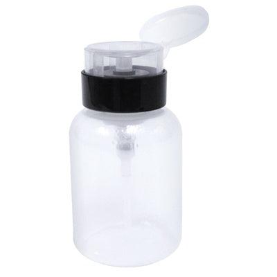 Plastic Pump Bottle #DL-C161 (6 fl.oz) - Angelina Nail Supply NYC