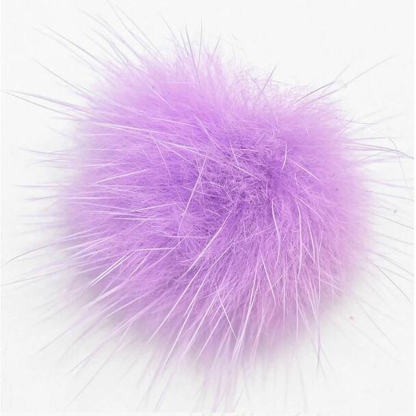 Pom Pom Fluffy Fur Balls Detachable Magnetic Nail Design (1pair) - Angelina Nail Supply NYC