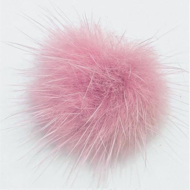 Pom Pom Fluffy Fur Balls Detachable Magnetic Nail Design (1pair) - Angelina Nail Supply NYC
