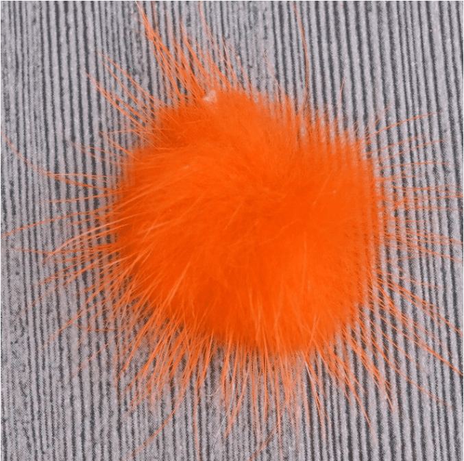 Pom Pom Fluffy Fur Balls Detachable Magnetic Nail Design (1pair) - Angelina Nail Supply NYC