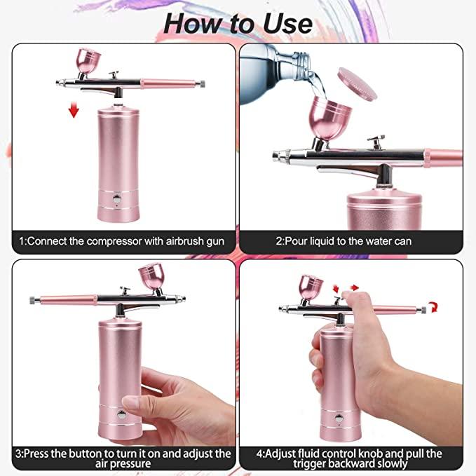 Rechargeable Cordless Airbrush System - Angelina Nail Supply NYC