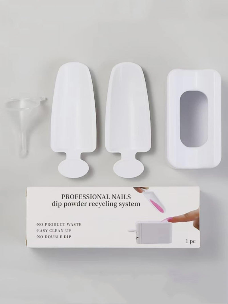 Recycling Box & Tray For Dip Powder, Sequins, Glitter, and Decoration - Angelina Nail Supply NYC