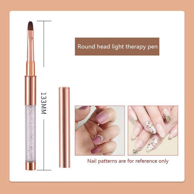 Rose Gold Gel Brush with Cap - Angelina Nail Supply NYC