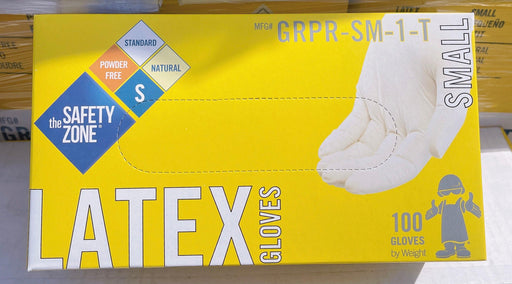 Safety Zone Glove | Latex Gloves | Box/100pcs - Angelina Nail Supply NYC