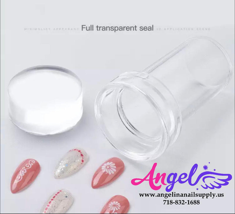 Silicon Stamper & Scraper Set - Angelina Nail Supply NYC